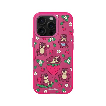 iPhone 16 Pro Clear 粉漾桃 - 迪士尼-玩具總動員 Toy Story - 玩具總動員 - 熊抱哥與草莓