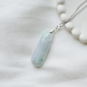 老種料飽滿福瓜吊墜 | 天然緬甸玉A貨翡翠