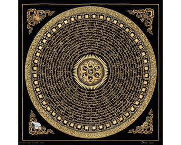 佛教藝術 唵 曼荼羅 聖地藝術品