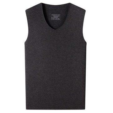 home daily  無痕保暖背心男秋冬季貼身內穿加絨無袖V領男士坎肩