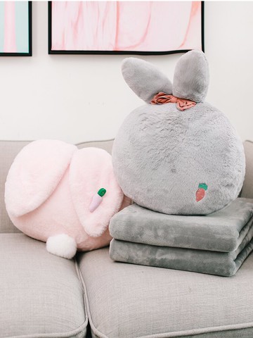 汽車抱枕被子兩用午休毯子加厚辦公室午睡神器枕頭一體二合一車載