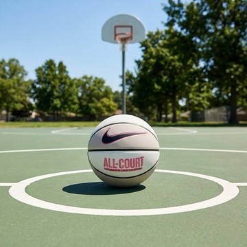 【NIKE耐吉】EVERYDAY ALL COURT 粉白灰配色 7號籃球 比賽用球 超耐磨材質室外室內戶外場室內場專用 成人標準七號球 父親節禮物 (N100436913607/DO8258136)