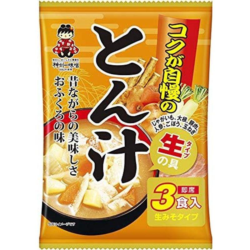 神州一 コクが自慢のとん汁 3食×12個