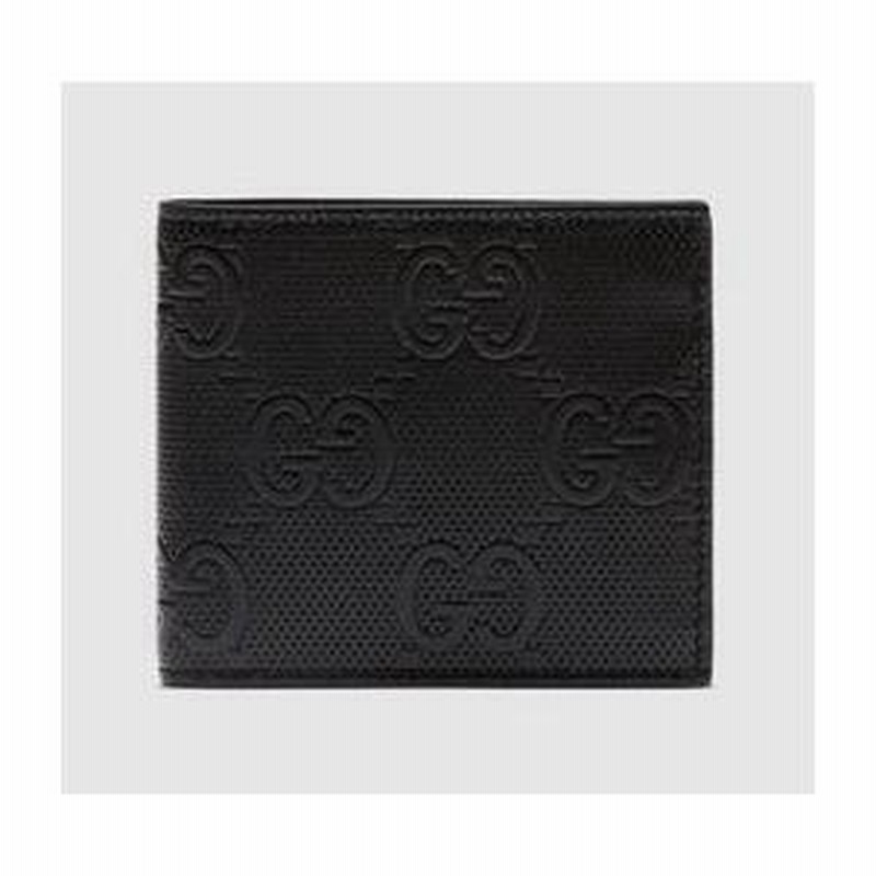 グッチ財布 メンズ二つ折り財布 新作新品 正規ギフト包装 GGエンボス コインウォレット GUCCI メンズ 黒 625555 1W3AN 1000  | LINEショッピング