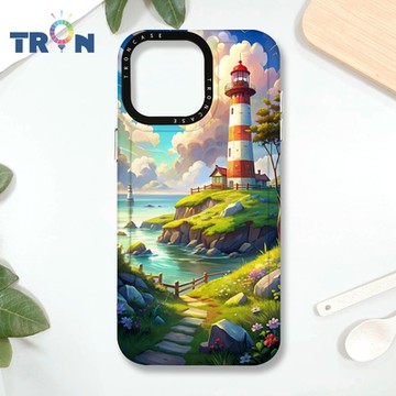 TRON IPHONE 16 PRO MAX 遙望的燈塔 MAGSAFE 磁吸 防摔 太空殼 透黑 手機殼