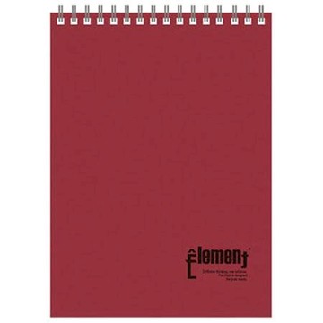 博崴上翻PP線圈活頁筆記本/AD6022/紅/25K/95頁