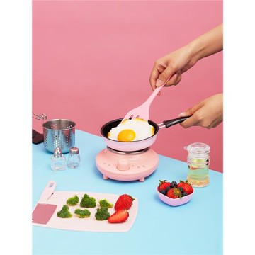 迷你廚房玩具平底鍋麥飯石煎蛋不粘鍋小煎鍋蛋餃奶鍋真煮小玻璃蓋