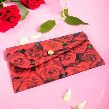 *艾拉蔓福氣袋-茂盛繁花手工招財紅包袋_可裝新台幣十萬元的錢袋