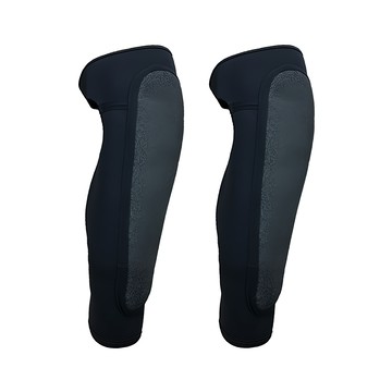 EAMKEVC 伊凱文 軟質潛水衣布料 防寒保暖溯溪用護脛 長版  M  黑色  1個