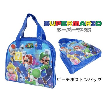 🇯🇵日本限定 現貨 禮物  瑪利歐  馬力歐 super mario 泳袋 購物袋 手提袋 防水 游泳袋 收納包 書袋
