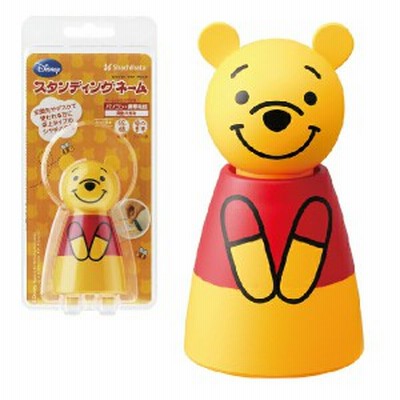 スタンディングネーム プーさん シャチハタ ( 印鑑 スタンプ キャラクター かわいい おしゃれ ディズニー ハンコ はんこ 事務 浸透印 し