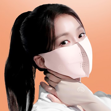 MODELO 標準防曬口罩  蜜桃色  1個  M