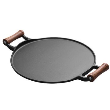 (免運)典匠煎餅鍋鑄鐵煎餅鏊子家用加厚雙耳烙餅鍋攤煎餅平底鍋燃氣灶32