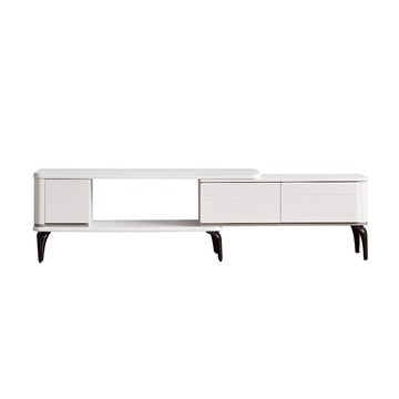 【MUNA家居】1216型6尺玻璃伸縮電視櫃