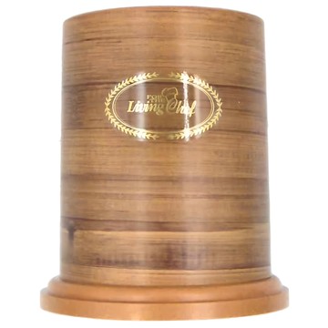 Living Chef 竹子紋筷子筒 H14*10cm  棕色  1個