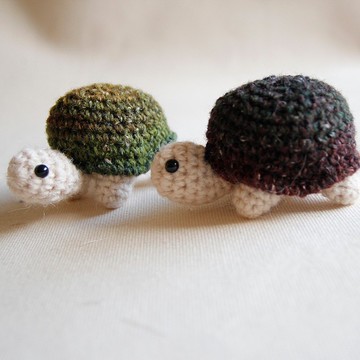 手鉤玩偶 手作娃娃 療鬱 小烏龜