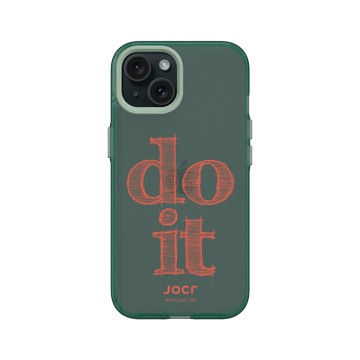 iPhone 15 Clear 憂墨綠 - JOCR - do it Red