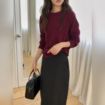 正韓女上衣 羊毛長袖針織衫PRP1022-創翊韓都