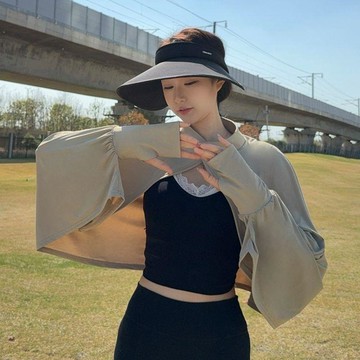 💛臺灣有貨🚀🚀💛免運💛可開發票💛防曬披肩女夏季騎車開車防紫外線罩衫斗篷透氣寬鬆長袖冰絲薄外套