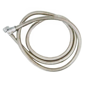 動手族 雙鈎不銹鋼淋浴軟管 180cm  銀色