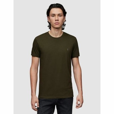 オールセインツ メンズ Tシャツ TONIC CREW - Basic T-shirt - park green