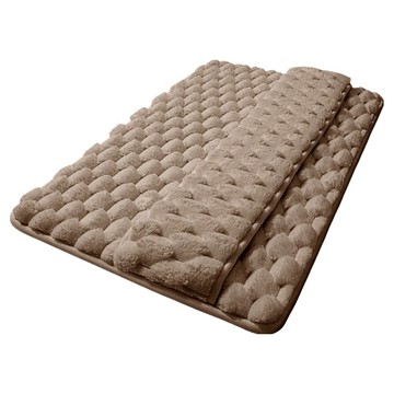 wellane 記憶棉浴室吸水地墊 升級加背版  1個  咖色  60 x 40cm