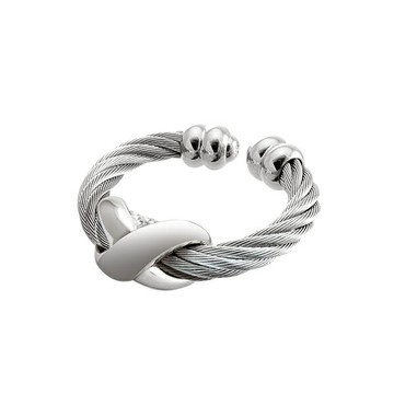 【CHARRIOL 夏利豪】RING CELTIC SCEAU 系列 經典鋼索金黃色戒指(02-020-0144-S)