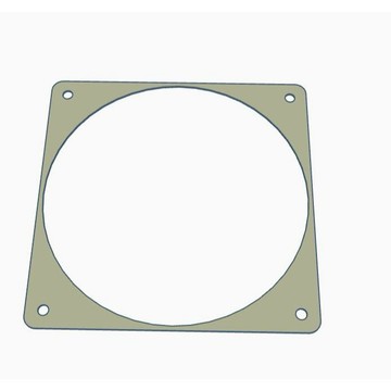 🥴整圈式 12cm風扇減震墊片 可訂製厚度 風扇防震墊片 貓頭風扇多用途防震墊片減震墊片