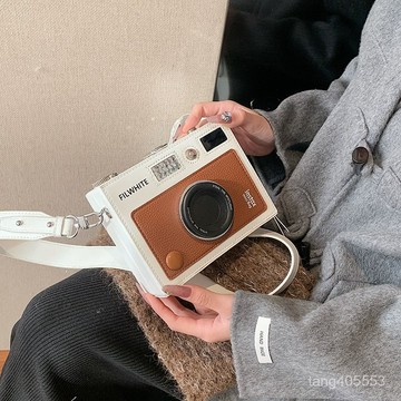 熱賣爆款 ins超火手機包高顔值複古衕款港風時尚創意潮流單肩盒子小方包男0407 AUIB