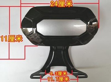 電動車靠背摩托車配件戰速雷霆王鬼火迅鷹靠背電動車后靠墊