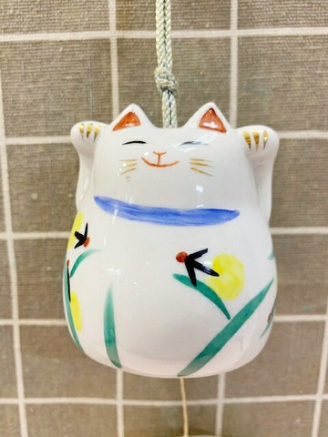 【震撼精品百貨】招財貓 招き猫 日本招財貓風鈴-燕子#32130 震撼日式精品百貨