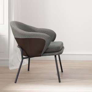 布爾文休閒椅（灰）