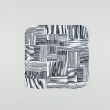 減簡手制／JainJain 純棉二重紗手帕 編織 深藍 單入