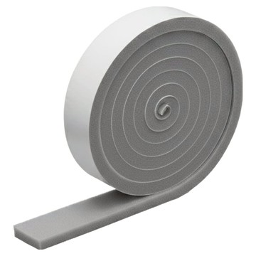 FANCY LIFE 門窗防風隔音條 3cm x 2m 灰色 保暖  1個