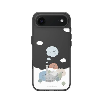 iPhone Air Clear (相機按鈕) 酷墨灰 - Square Studio 方坊 - 喜怒哀樂製夢工廠