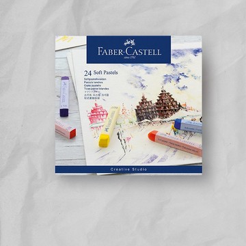 Faber-Castell 創意工坊粉彩軟性長型-24色(原廠正貨)