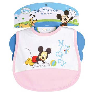 vivibaby 嬰兒圍兜  1個  1個裝  粉色