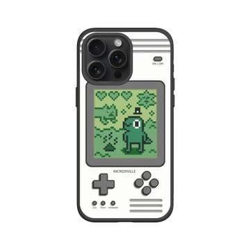 iPhone 15 Pro Max SolidSuit 黑 - 怪奇事物所 Incrediville - 8-bit所長飼育家