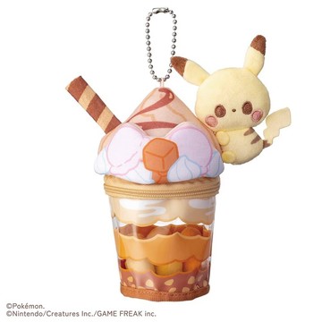 【超萌行銷】POKEMON 寶可夢 Pokepeace 絨毛-美味聖代(皮卡丘) PC99689