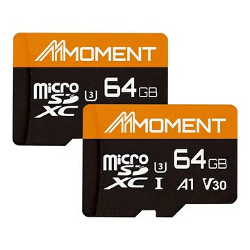 MMOMENT 64GB MicroSDXC U3 V30 A1 記憶卡 2入組