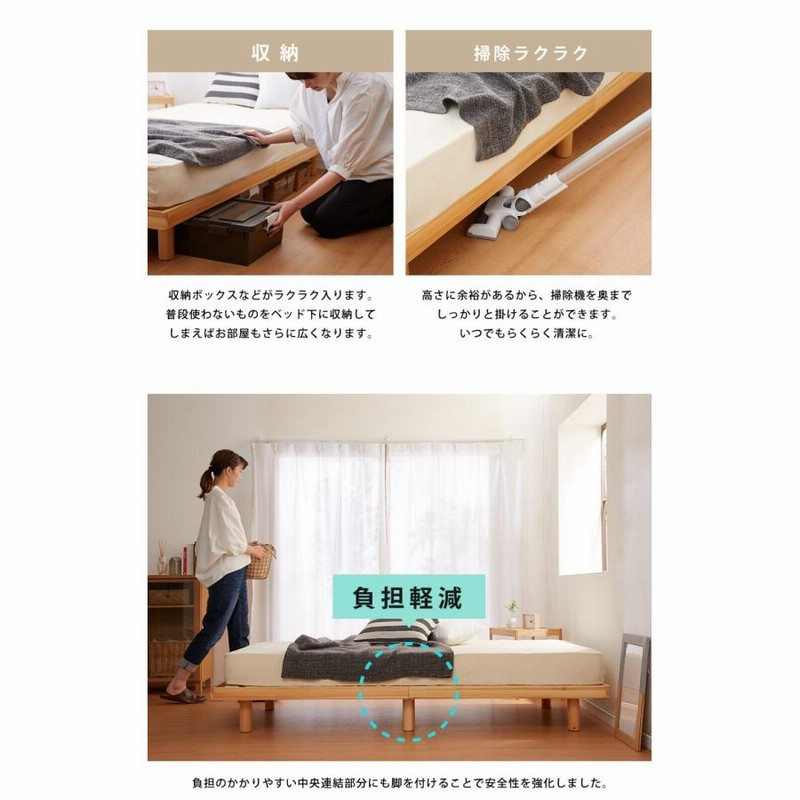 シングル 脚付き ヘッドレス すのこベッド(パイン材) シングル 脚付き ヘッドレス すのこベッド(パイン材) 楽天市場