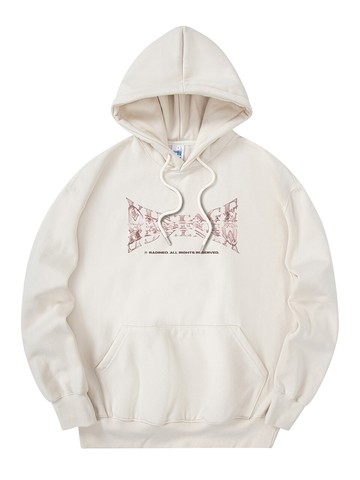 Vintage Wide Logo Hoodie