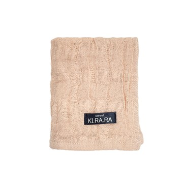 日本丸真KI.RA.RA五重珍珠紗小方巾 梅粉色_廠商直送