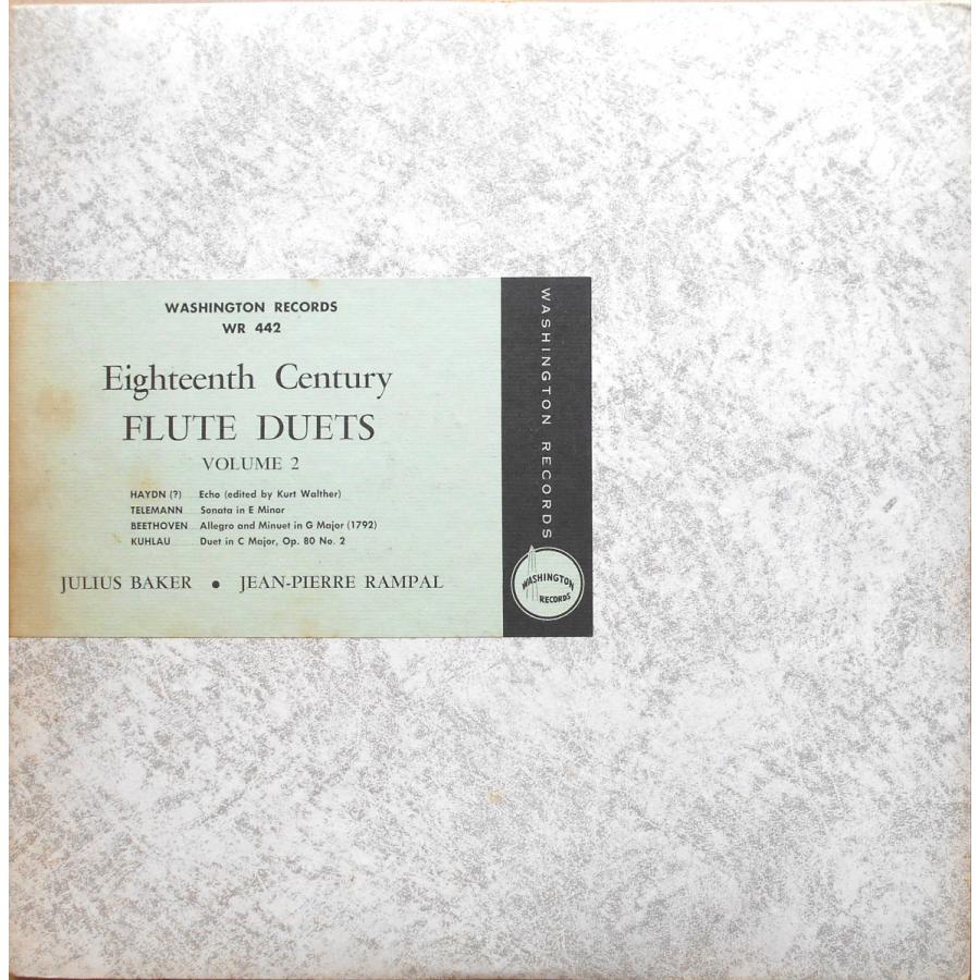 中古LPレコード Eighteenth Century Flute Duets Volume