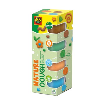 SES 幼兒DIY快樂創意黏土 - 天然玉米澱粉 純素黏土  Multicolor  1組  90g