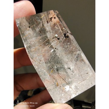 幽靈穿髮晶隨型~稀有美礦