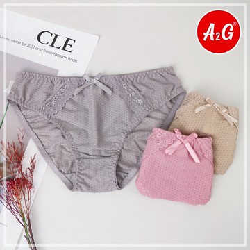 【A2G】隔日到貨【內褲加購專區】台灣出貨 建議25-30腰圍 中腰透氣網紗 網布格紋緹花 可挑色 1637