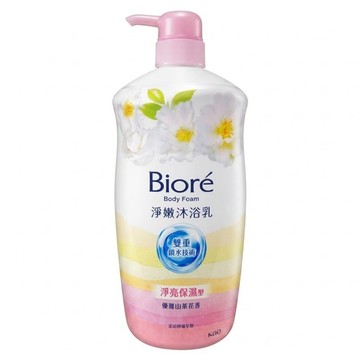 Biore 蜜妮 淨嫩沐浴乳 山茶花 淨亮保濕  1kg  1瓶