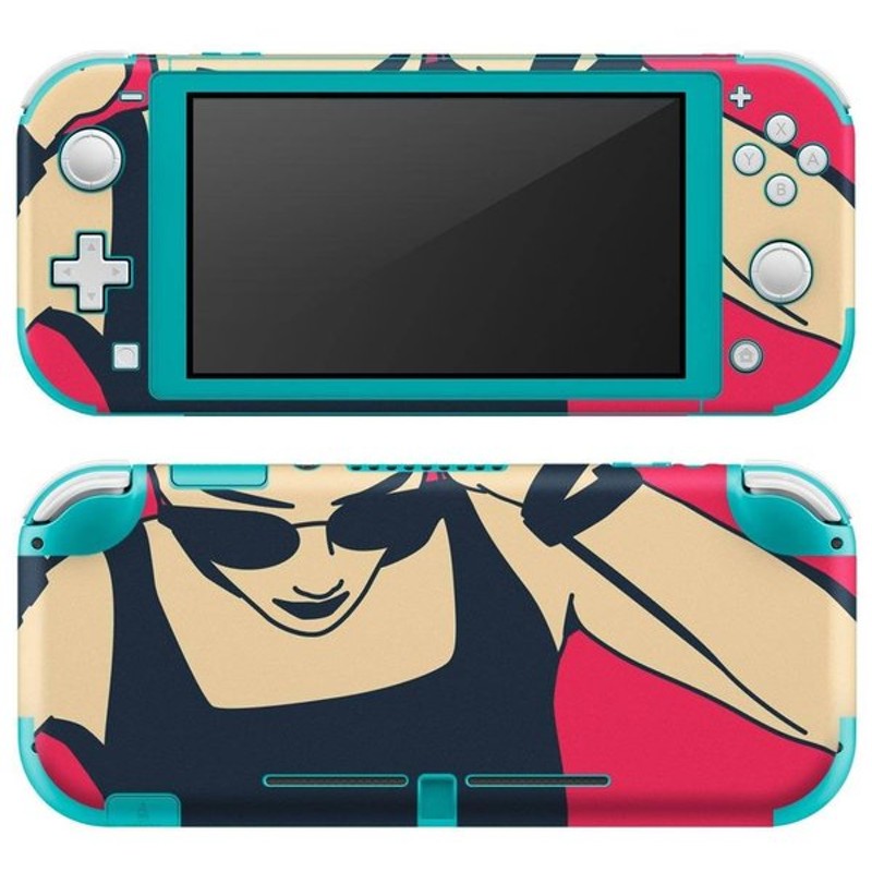 Igsticker Nintendo Switch Lite 専用 デザインスキンシール 全面 任天堂 専用 ニンテンドー スイッチ ライト イラスト カラフル 女性 0165 通販 Lineポイント最大get Lineショッピング