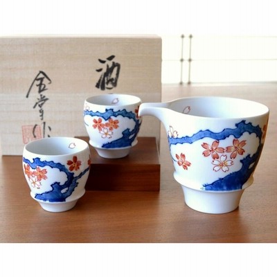 陶器　木箱入り ②おかもち木箱 6仕切り【受注】茶 他2色湯呑 陶器 コップ